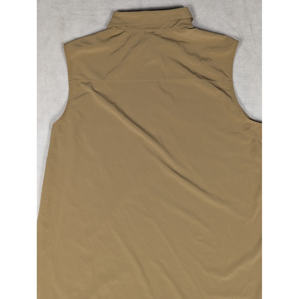 Eddie Bauer Womens TXL Tan Sleeveless Button Up Travex Hiking Shift Dress Khaki - Picture 3 of 6